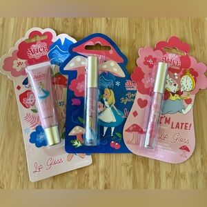 Lip Gloss Set Disney’s Alice in Wonderland; Alice, Golden Afternoon, I’m Late!